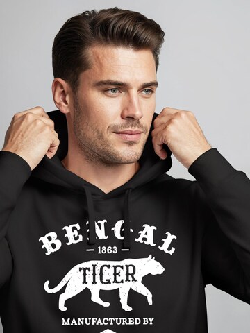 Neverless Sweatshirt 'Bengal Tiger' in Black