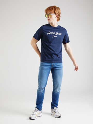 JACK & JONES Shirt 'SETTLE' in Blue
