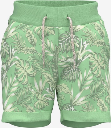 Pantalon 'VERMO' NAME IT en vert : devant