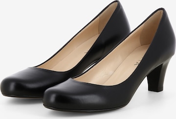 Escarpins 'GIUSY' EVITA en noir : devant