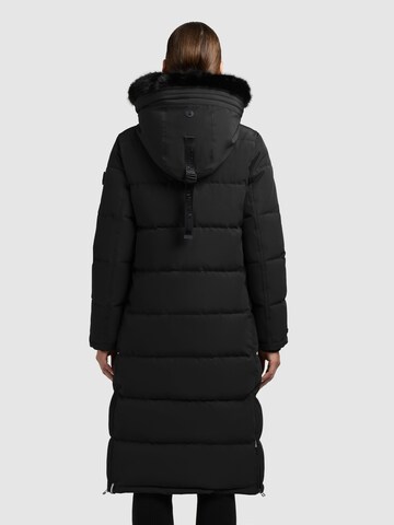 Manteau d’hiver 'Porde2' khujo en noir