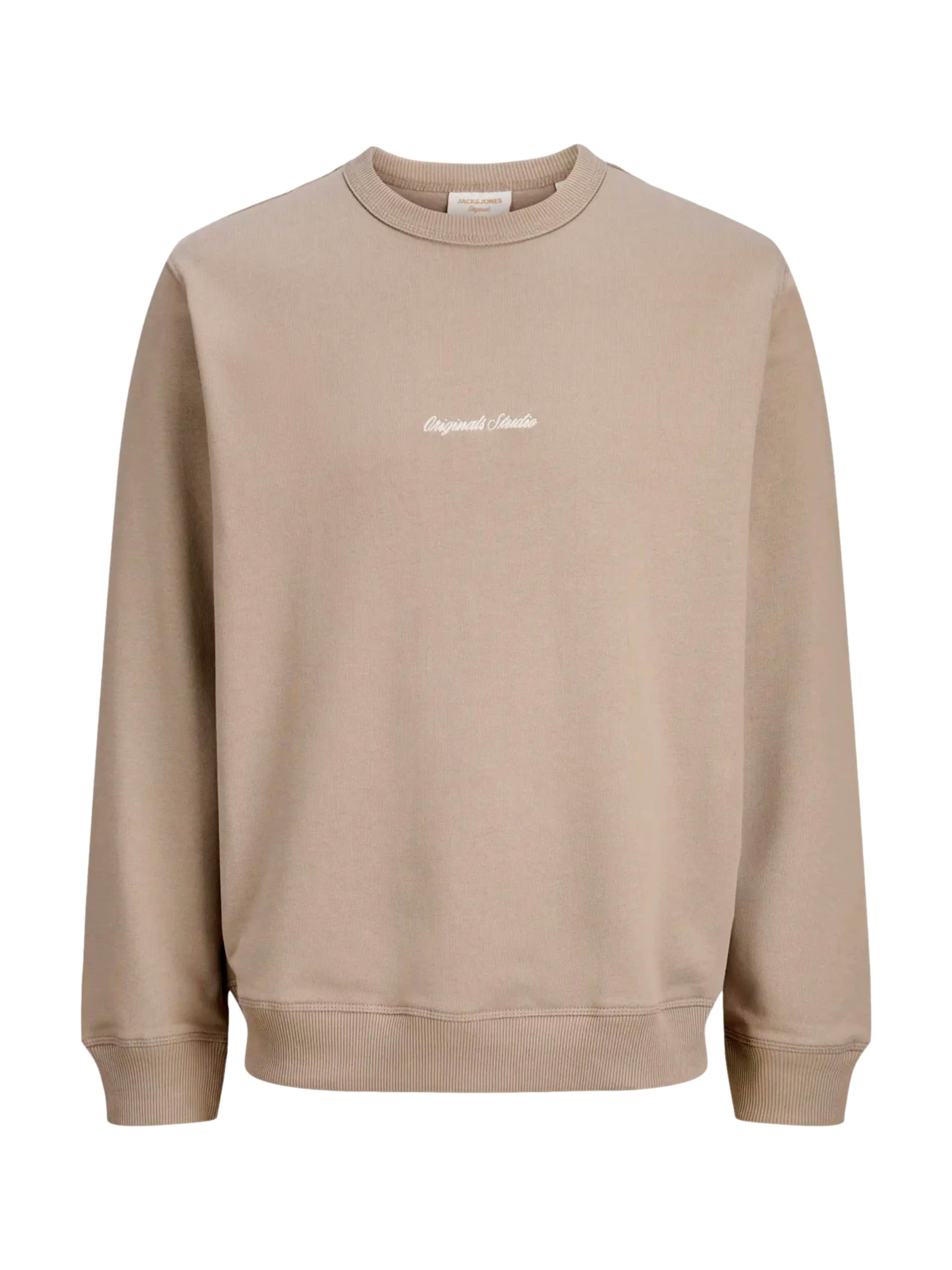 Sweat 'Norrebro' Jack & Jones Junior en beige : devant