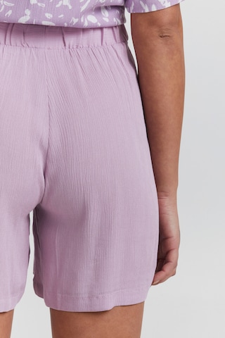 Wide Leg Pantalon 'MARRAKECH' ICHI en violet
