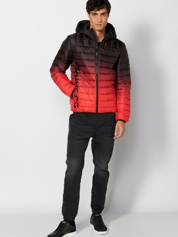 KOROSHI Winter Jacket in Red