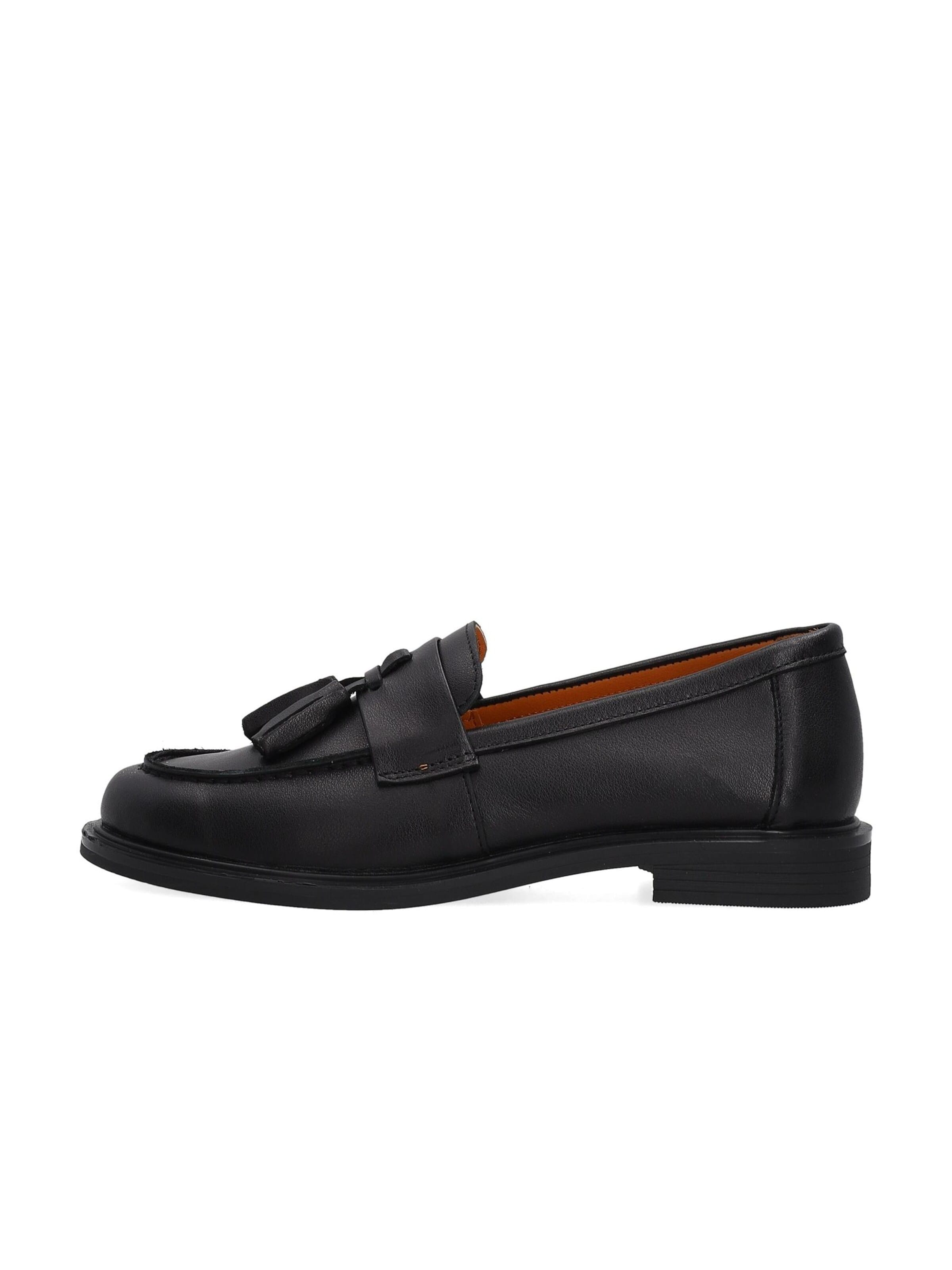 VENEZIA Classic Flats in Black: front