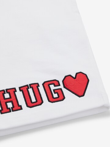 HUGO Red Regular Pants in White