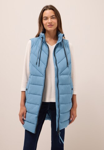 CECIL Vest in Blue: front