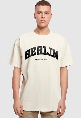 T-Shirt 'Berlin' Merchcode en beige : devant