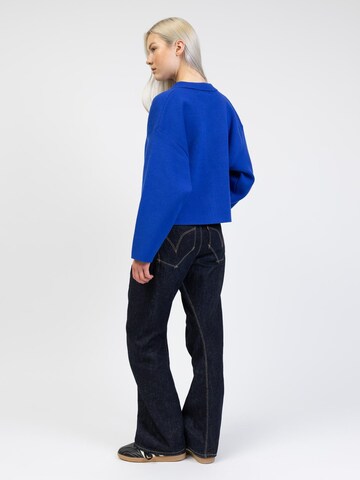 BROKE + SCHÖN Knit Cardigan in Blue