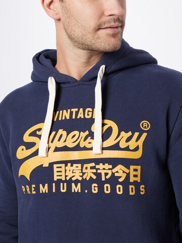 SuperdrySweater majica 'Vintage' - plava boja