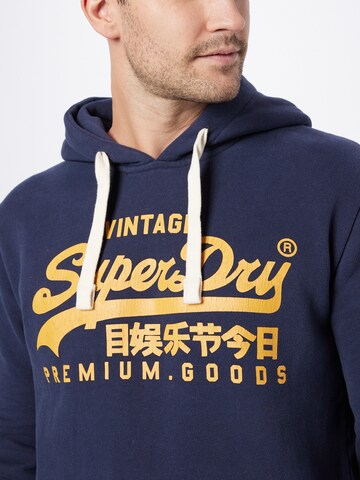 Superdry Collegepaita 'Vintage' värissä sininen