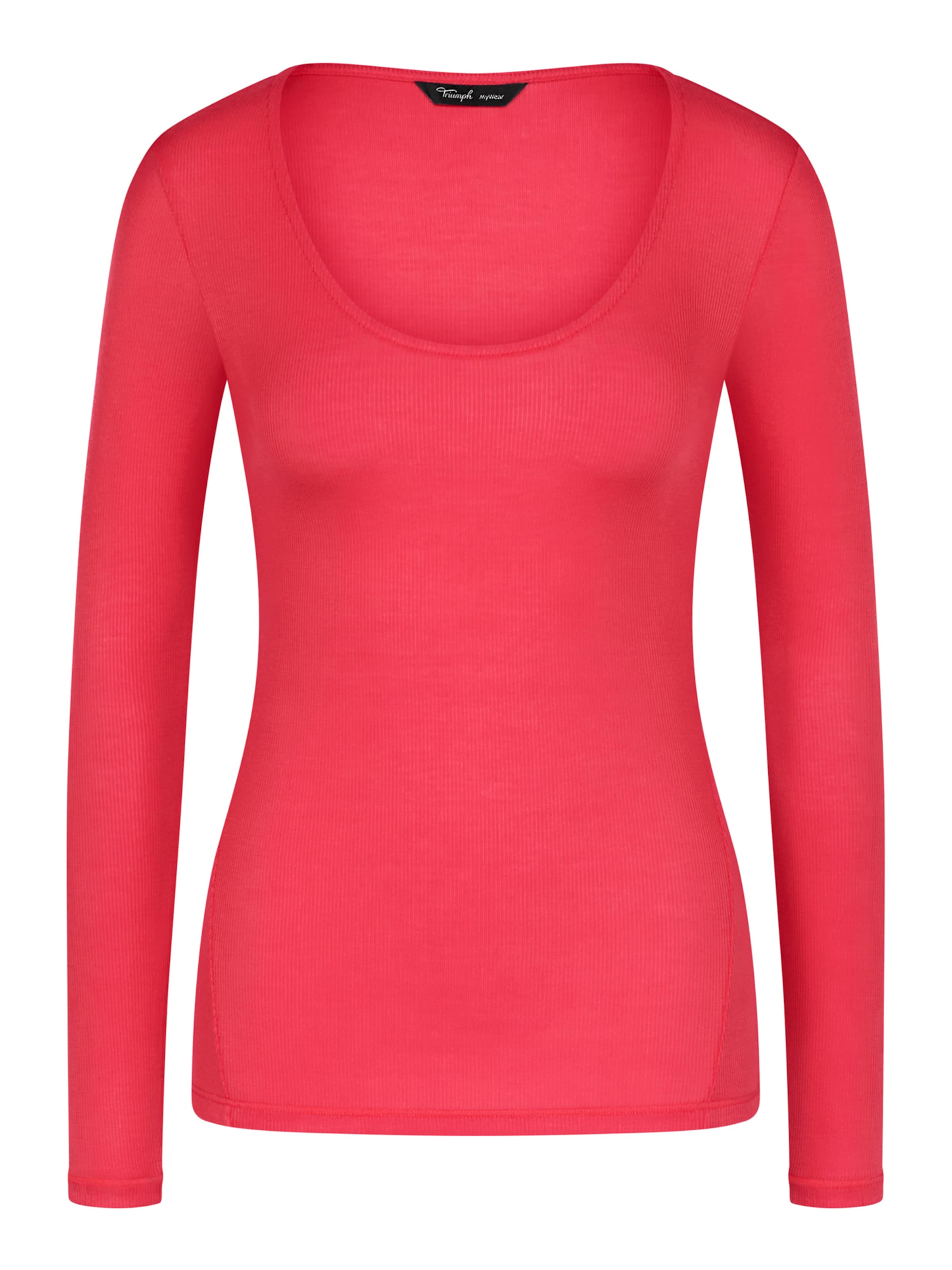 TRIUMPH Shirt ' Beauty Layers Top Scoop Neck ' in Red: front