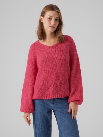 Pull-over 'ADA' VERO MODA en rose : devant