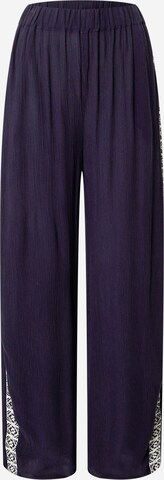 Wide leg Pantaloni 'Jaslyn' de la Guido Maria Kretschmer Women pe albastru: față