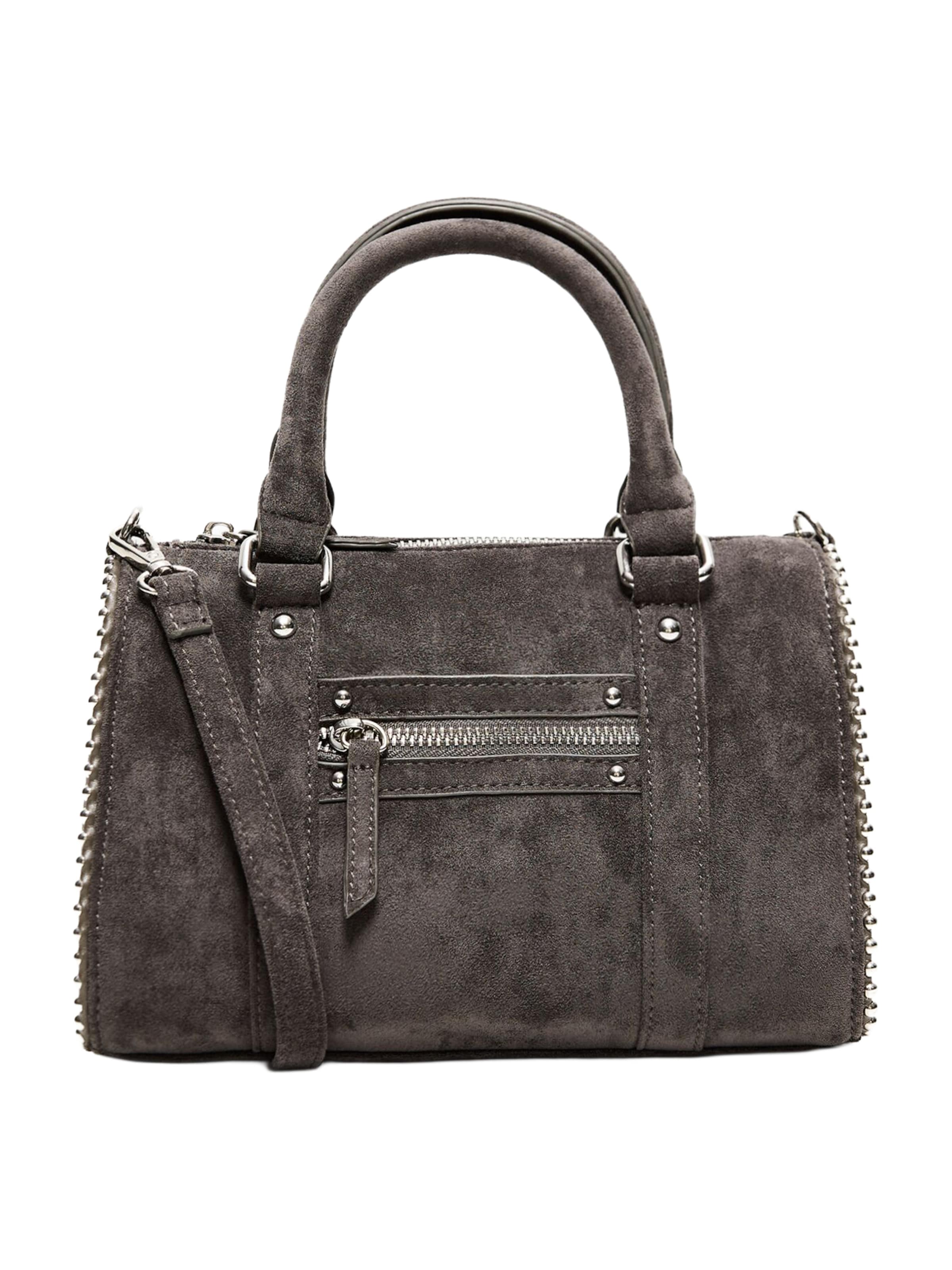 Bershka Kézitáska - szürke: elől