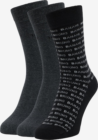 Bruno Banani Socks ' FRYE ' in Grey: front