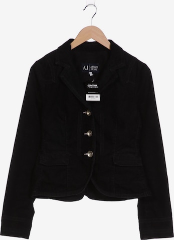 Armani Jeans Jacke L in Schwarz: Vorderseite