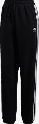 Regular Pantaloni de la ADIDAS ORIGINALS pe negru: față