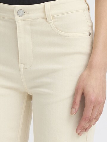 Slimfit Pantaloni 'FRLUXE' di Fransa in beige