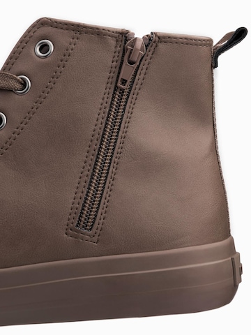 Ombre High-top trainers in Brown