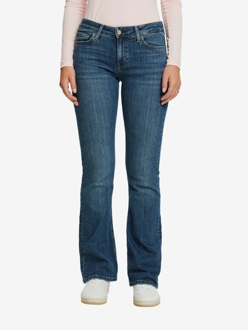 ESPRIT Bootcut Jeans in Blauw: voorkant