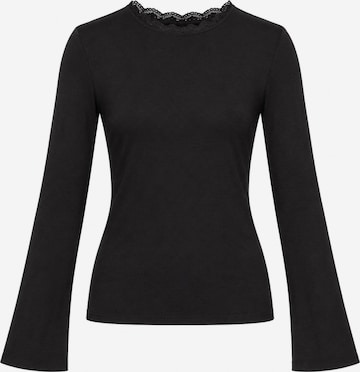 Maglietta di SASSYCLASSY in nero: frontale