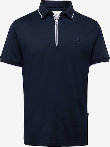 Gabbiano - Camisa em azul: frente