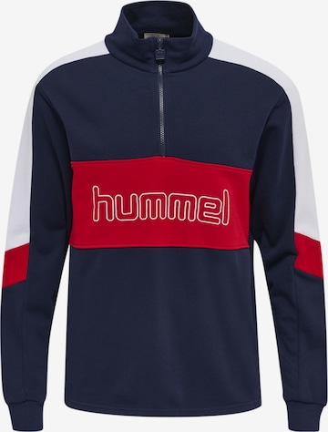 Hummel Athletic Sweatshirt in Blue: front