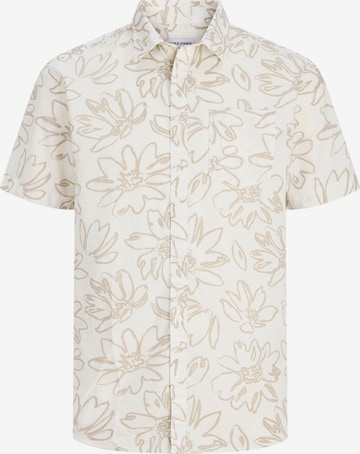 Coupe regular Chemise JACK & JONES en blanc : devant
