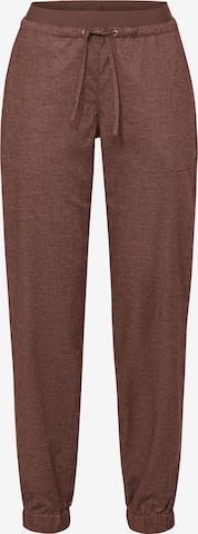 VAUDE Regular Outdoor trousers 'Redmont' in Brown: front