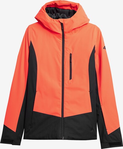 4F Outdoor jacket in Neon orange / Black, Item view