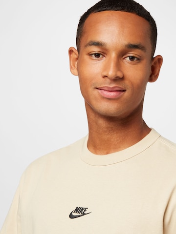 T-Shirt 'Essential' Nike Sportswear en beige