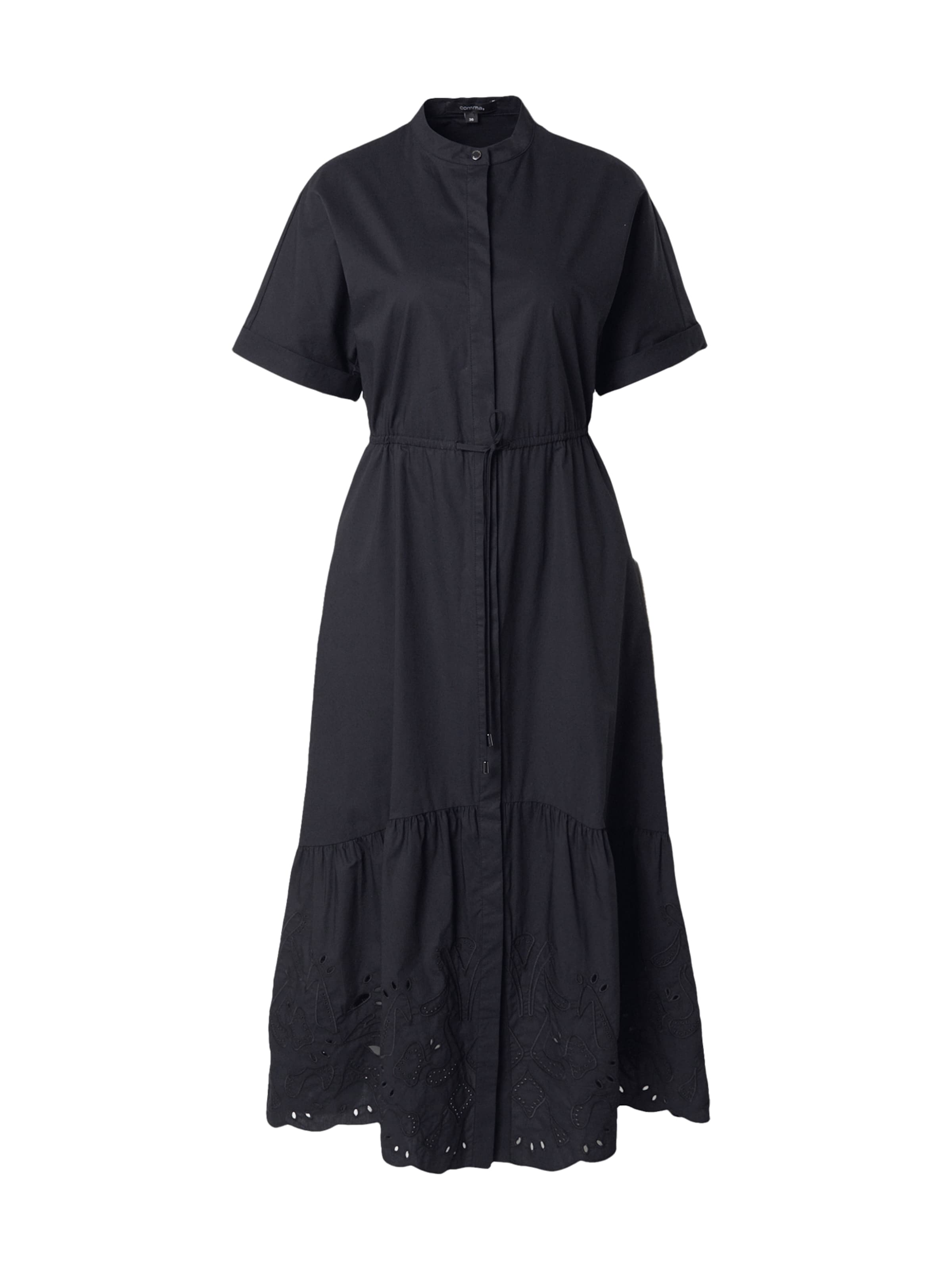 COMMA Μπλουζοφόρεμα σε μαύρο: μπροστά