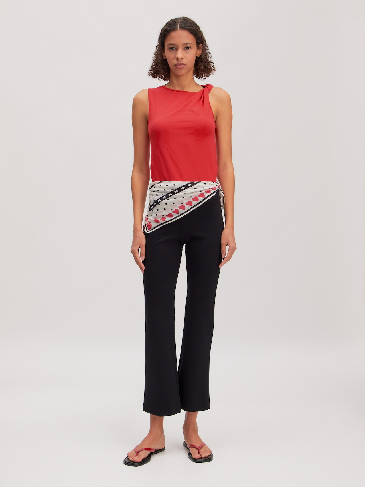 EDITED Nouveautés Haut 'Wiebke' rouge