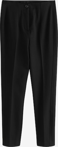 Nextregular Hlače s naborima - crna boja: prednji dio