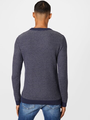 SELECTED HOMME Pullover 'Wes' in Blau