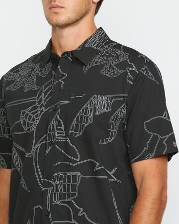 Volcom Regular fit Button Up Shirt 'CAD FLORAL' in Grey