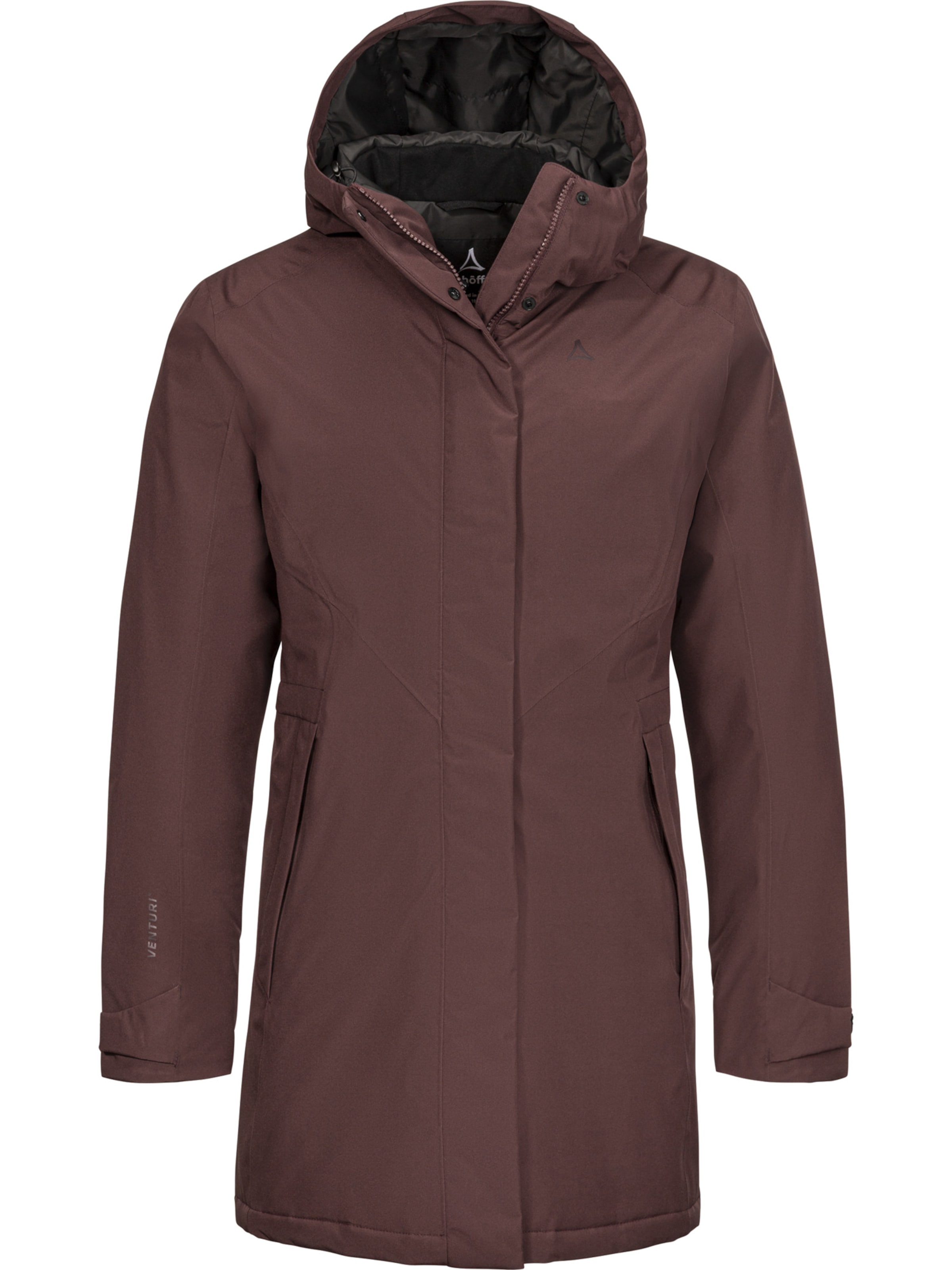 Schöffel Winter Parka 'Froda' in Purple: front