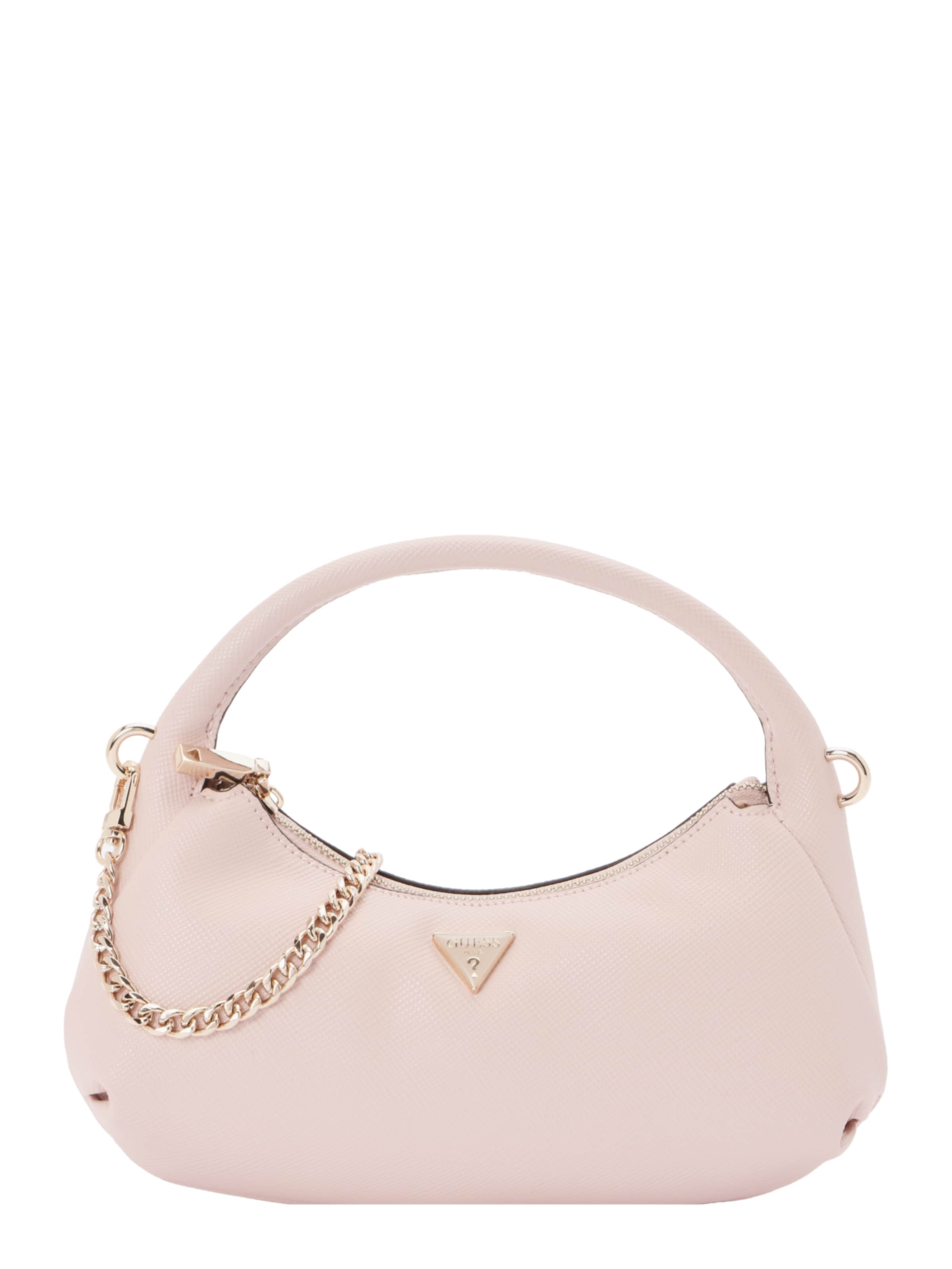 GUESS Olkalaukku 'GILDA MINI HOBO' värissä vaaleanpunainen