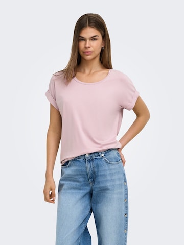 Tricou 'ONlMOSTER' de la ONLY pe roz: față