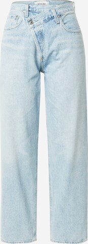 AGOLDE גזרה משוחררת ג'ינס בכחול: מלפנים