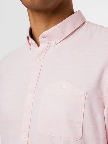 TOM TAILOR DENIM Regular Fit Hemd in Pink