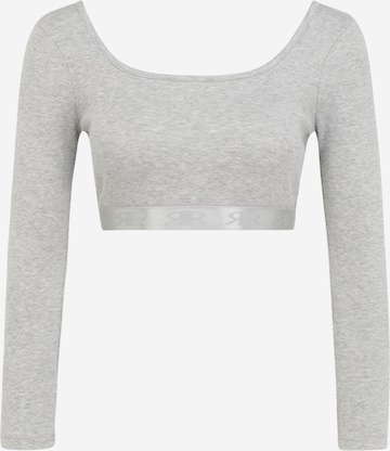 T-shirt River Island Petite en gris : devant