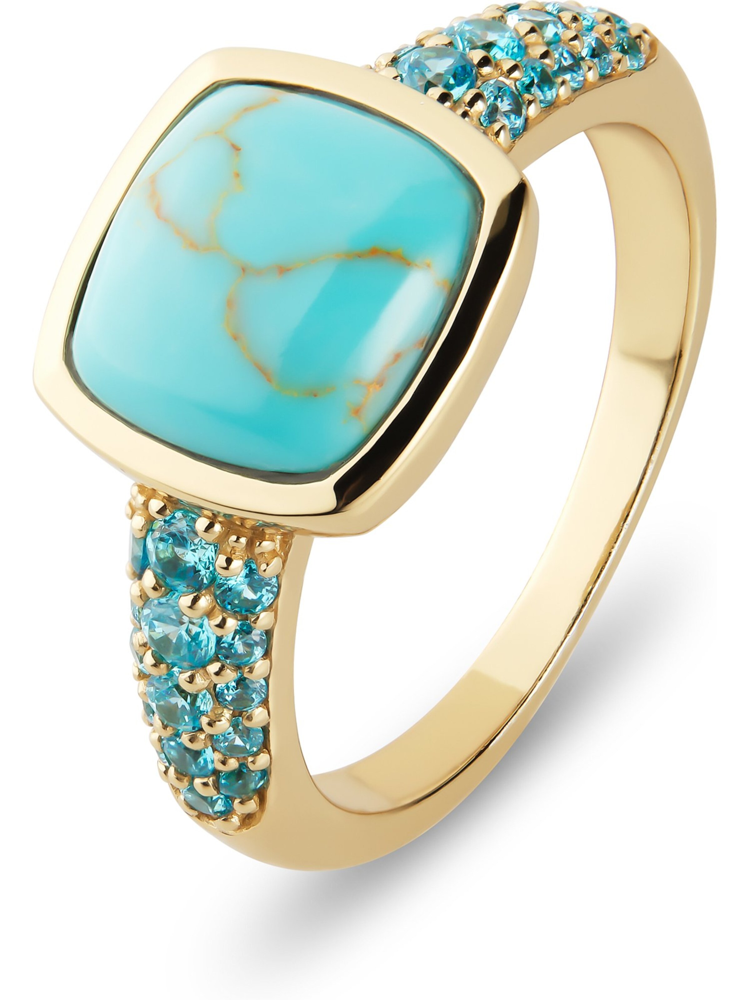 CHRIST Ring in Gold: Vorderseite