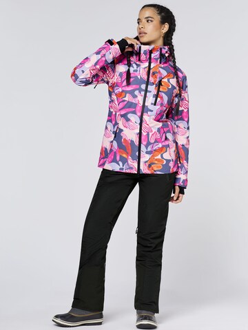 CHIEMSEE Athletic Jacket ' mit Allover-Print ' in Purple