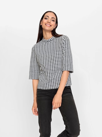 heine Blouse in Zwart: voorkant