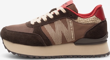 Baskets basses ' Ronja' WODEN en marron : devant