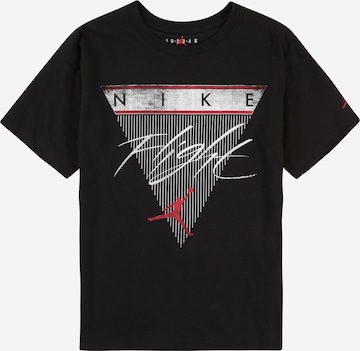 Jordan T-Shirt 'FLIGHT' in Schwarz: Vorderseite