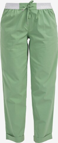HELMIDGE Loose fit Pants in Green: front