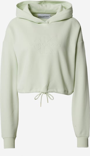 Calvin Klein Jeans Sweatshirt i ljusgrön, Produktvy